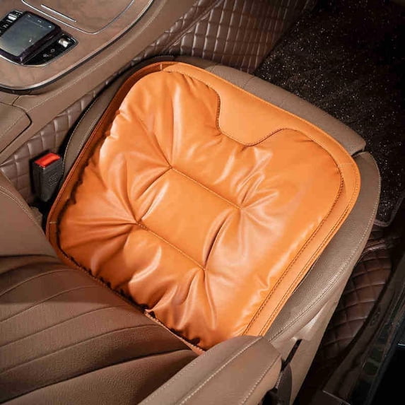 Livena Car Seat Cushion, Livena Custom Pain Relief Car Seat Cushion, Soft Comfortable and Supportive Pad, Memory Foam Seat Pad for Car, Office Or Home Chair