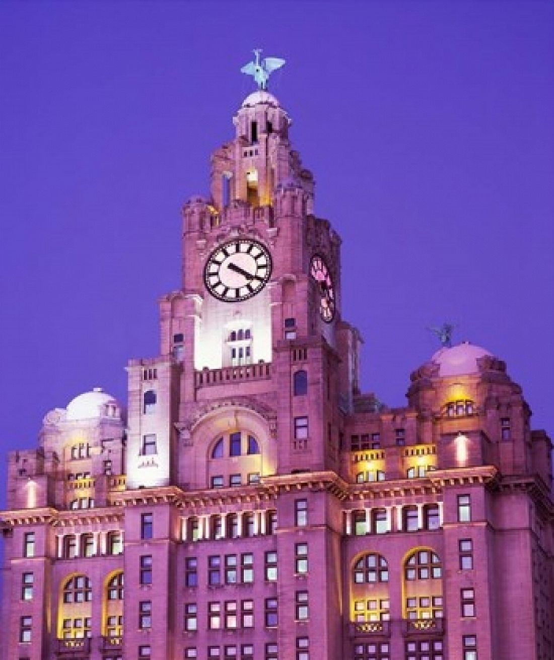 Liver Building Liverpool Merseyside England Canvas Art - Paul Thompson DanitaDelimont (16 x 20)