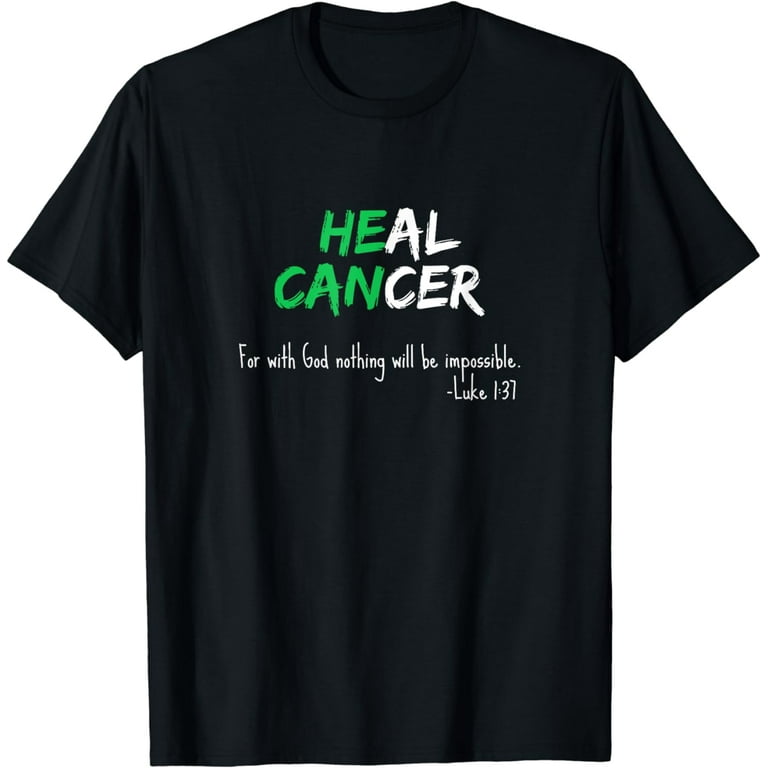 Heal Cancer Christian Bible Verse Shirt Heal Cancer Christian Bible Verse Shirt