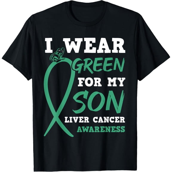 Liver Cancer Awareness Primary Hepatic Mom Dad Parents Gift T-Shirt