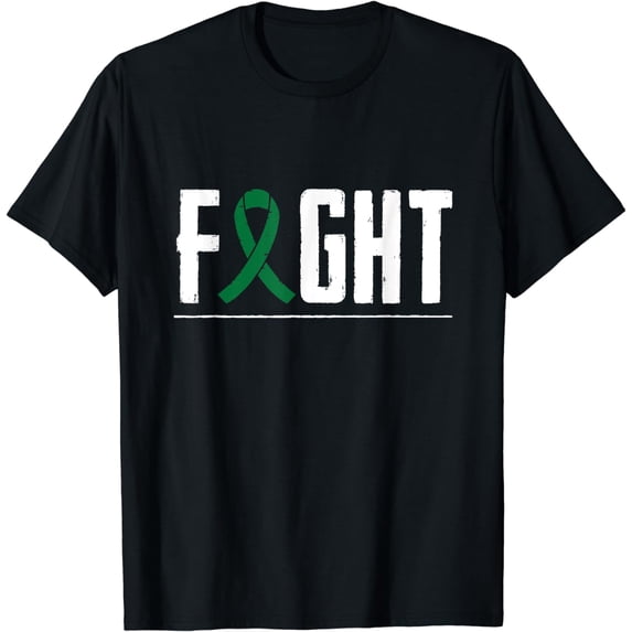 Liver Cancer Fight Cancer Ribbon T-Shirt