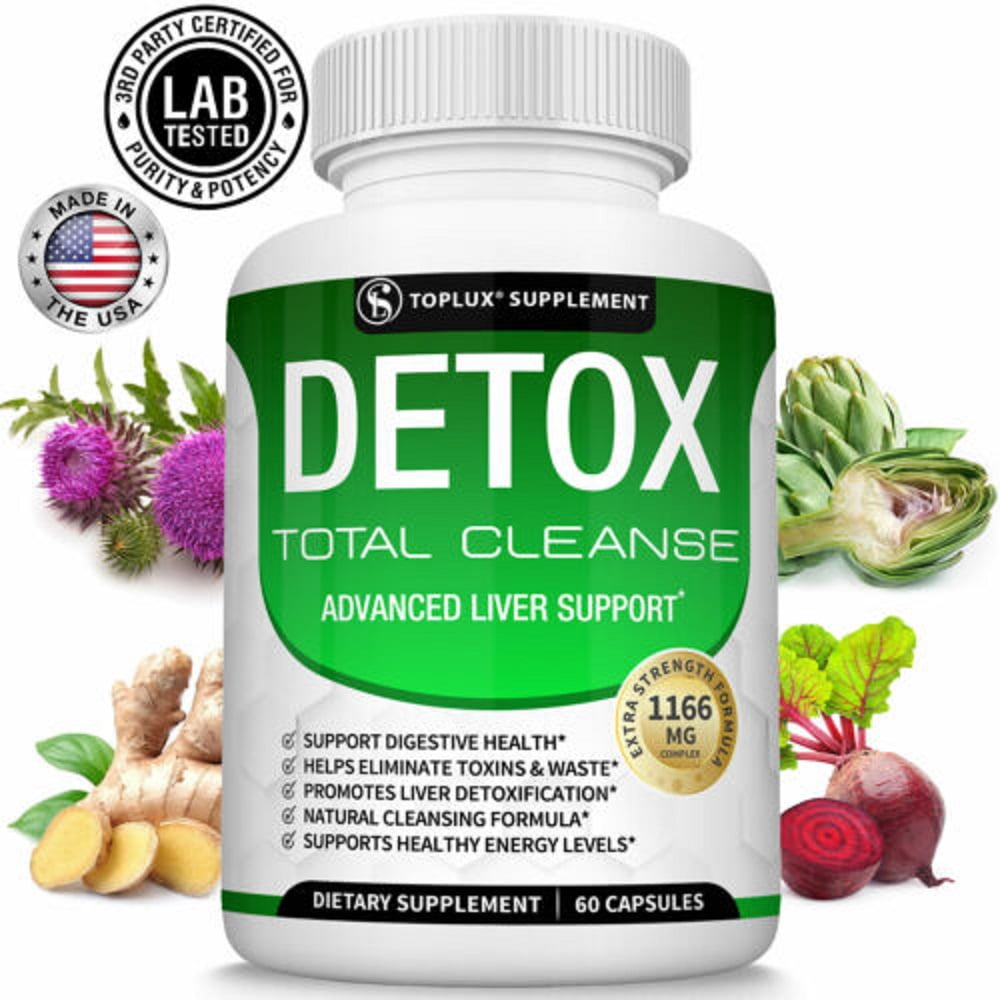 Obvi Detox, Flush Out and Eliminate Toxins, Cleanse Colon, Packed with  Antioxidants, Support Liver Health, Reduce Bloating, Soothe Stomach Pain,  All Natural (30 Servings) 