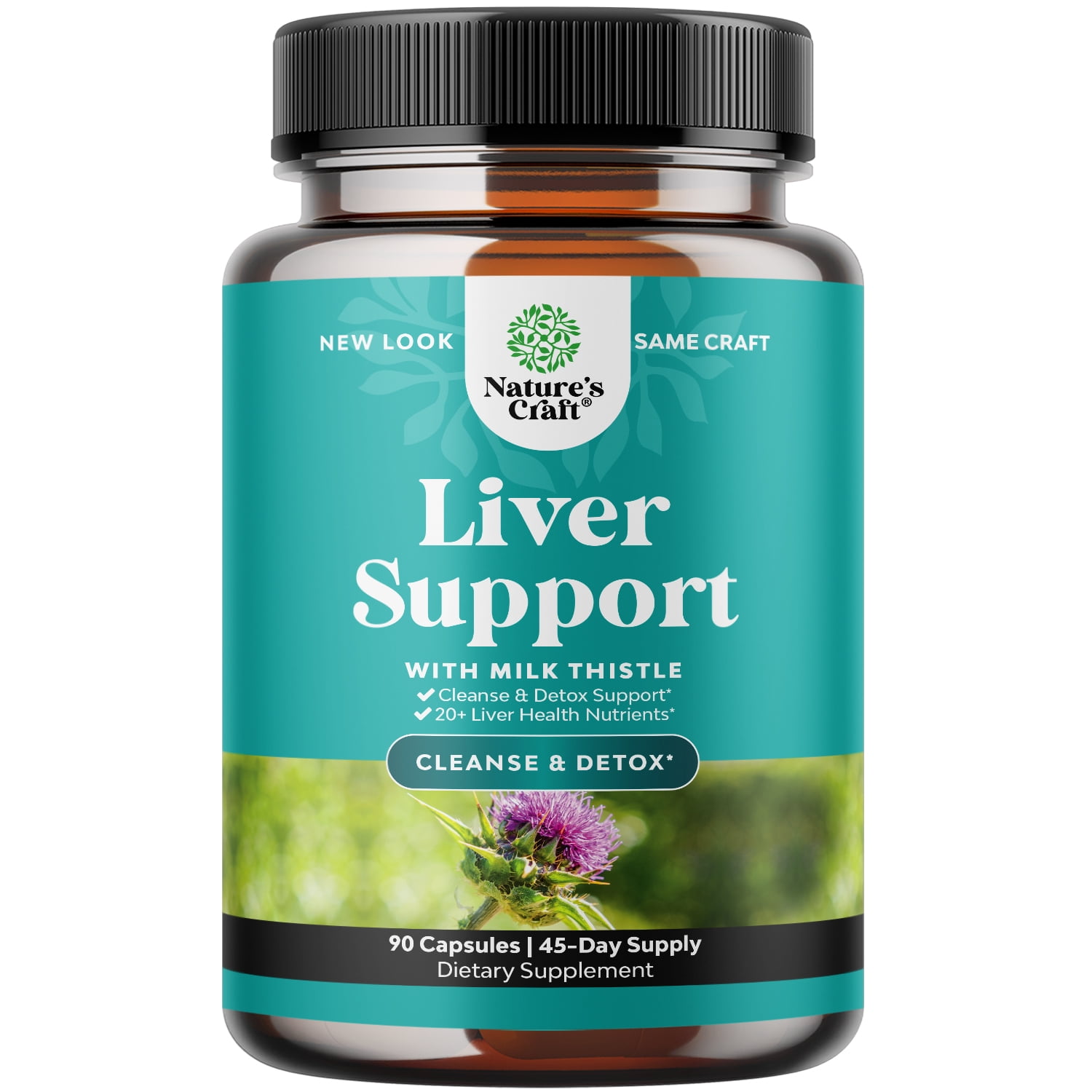 Liver Cleanse Detox & Repair Formula Herbal Liver Support Supplement