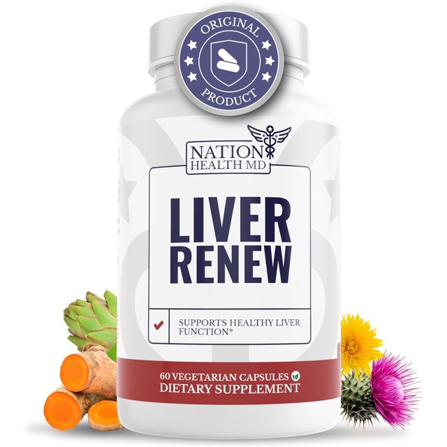 Liver Cleanse Detox & Repair Liver Support Supplement with Artichoke