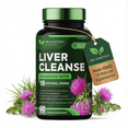 thumbnail interactive-video image 1 of Liver Cleanse Detox & Support Supplement with 21 Ingredients For Your liver Including Milk Thistle, Artichoke, Dandelion Extract | Promotes Liver Function, Gut & Digestive Health, 1 of 11
