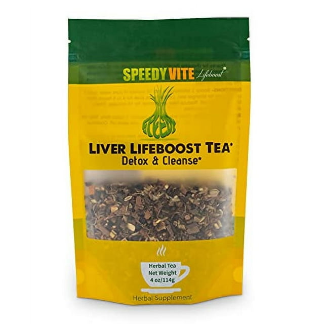 Liver Detox Tea Organic SpeedyVite Cleanses, Supports Liver