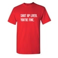 thumbnail image 1 of Liver Fine Sarcastic Humor Graphic Novelty Super Soft Ring Spun Funny T Shirt, 1 of 3