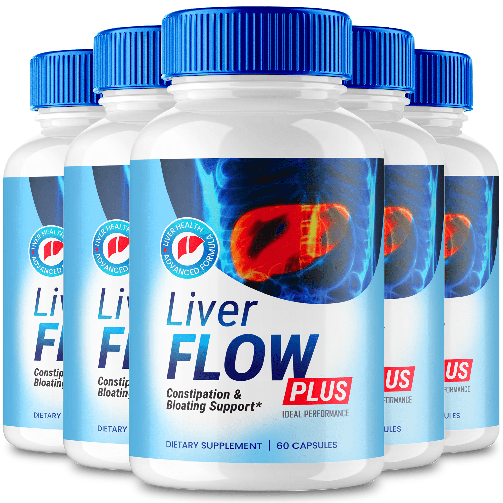 Liver Flow Plus Capsules LiverFlow Pills Gut Health Formula Supplement