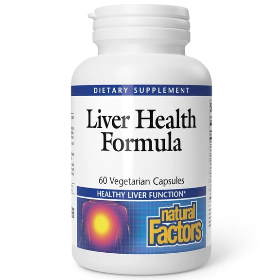 Liver Health Formula by Natural Factors 60 Capsules