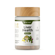 Snap Supplements Liver Health Support, Restore & Flush Complex with Artichoke, Turmeric, Milk Thistle, Vitamins, 90-Day