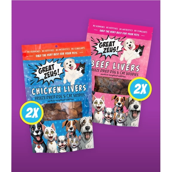 Liver Lickin' Good Bundle | 100% Organic, All-Natural Pet Treats