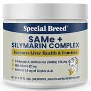 Liver Support for Dogs   Same + Milk Thistle Supplement Powder   Supports Liver Function, Detox & Cellular Health   Silymarin with 24 mg Silybin A+B   60 Servings