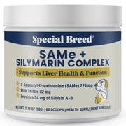 Liver Support for Dogs   Same + Milk Thistle Supplement Powder   Supports Liver Function, Detox & Cellular Health   Silymarin with 24 mg Silybin A+B   60 Servings