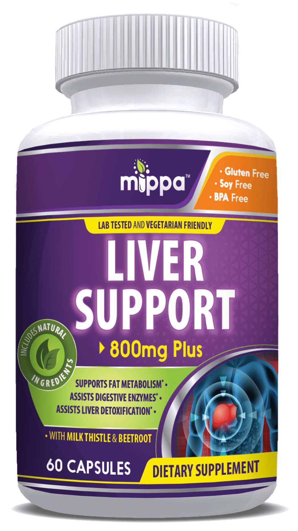Liver Support, Milk Thistle, Beetroot, Dandelion, Powerful Ingredients