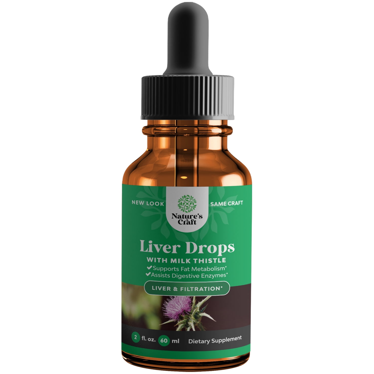Liver Support Milk Thistle Tincture Herbal Milk Thistle Liquid Blend