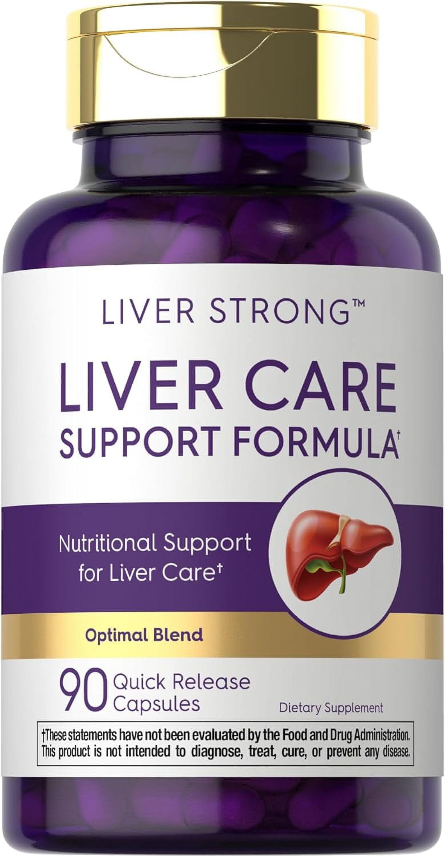 Carlyle Liver Care Support Supplement NonGMO, Gluten Free 90 Powerful Complex Capsules