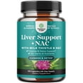 thumbnail image 1 of Natures Craft Liver Support Supplement w/ N Acetyl Cysteine for Liver Detox & Cleanse, 120 Capsules, 1 of 10
