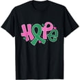 thumbnail image 1 of Liver and Breast Cancer Hope October Cancer Awareness Month T-Shirt, 1 of 4