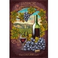 thumbnail image 1 of Livermore, California, Merlot (16x24 Giclee Gallery Art Print, Vivid Textured Wall Decor), 1 of 3