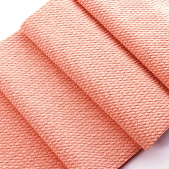 Liverpool Bullet Fabric Textured Knit Jersey 4 Way Stretch - Peach 6 Inch Strip