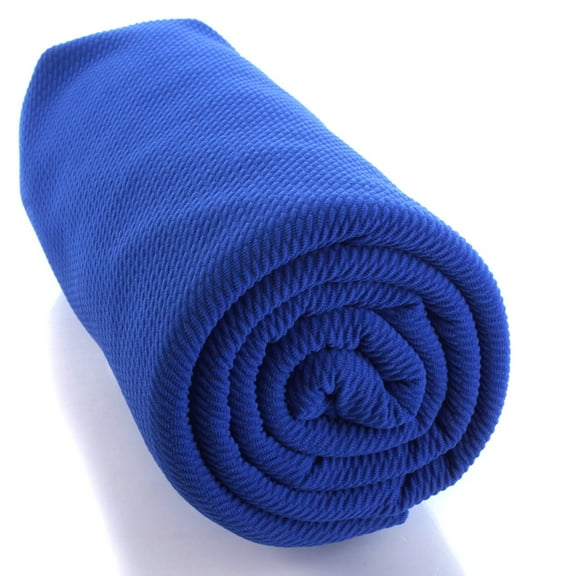 Liverpool Bullet Fabric Textured Knit Jersey 4 Way Stretch - Royal Blue 1 Yard