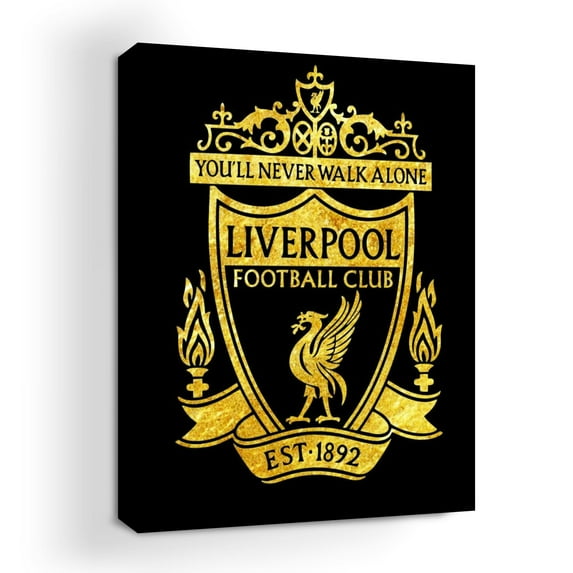 Liverpool Canvas Wall Art by Mavis Print- 18x24 inches Football Wall Decor | UV & Water Resistant HD Printed & Wooden framed Wall Art | Modern Wall Decor for Gift | Made in USA