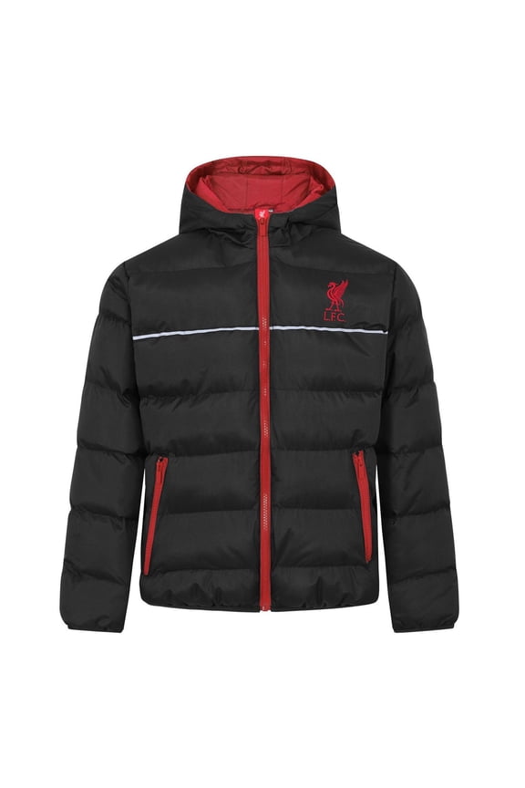 Boys Crest Quilted Jacket