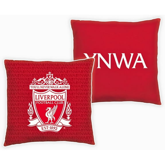 Liverpool FC Character World Official Reversible 2 Sided Red Cushion (16 x 16 Inches)