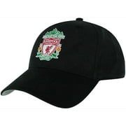 Liverpool FC Classic Crest Black Cap