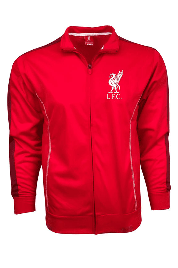 Liverpool F.C. Track Jacket, Red Polyester Youth/Adult YS-L