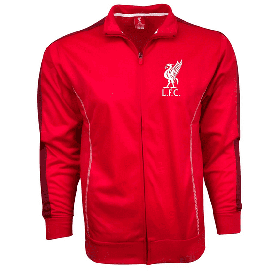 Liverpool FC by Icon Sports Mid-Weight Solid Print Soccer Jacket, Men's