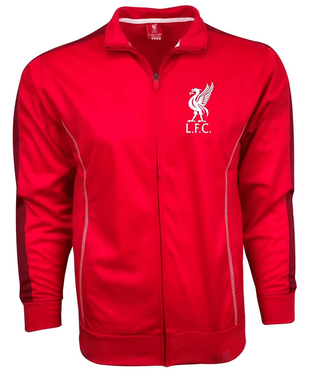Liverpool FC by Icon Sports Mid-Weight Solid Print Soccer Jacket, Men's ...