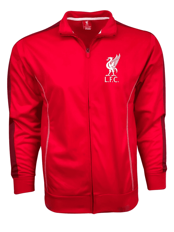 Liverpool F.C. Track Jacket, Red Polyester Youth/Adult YS-L