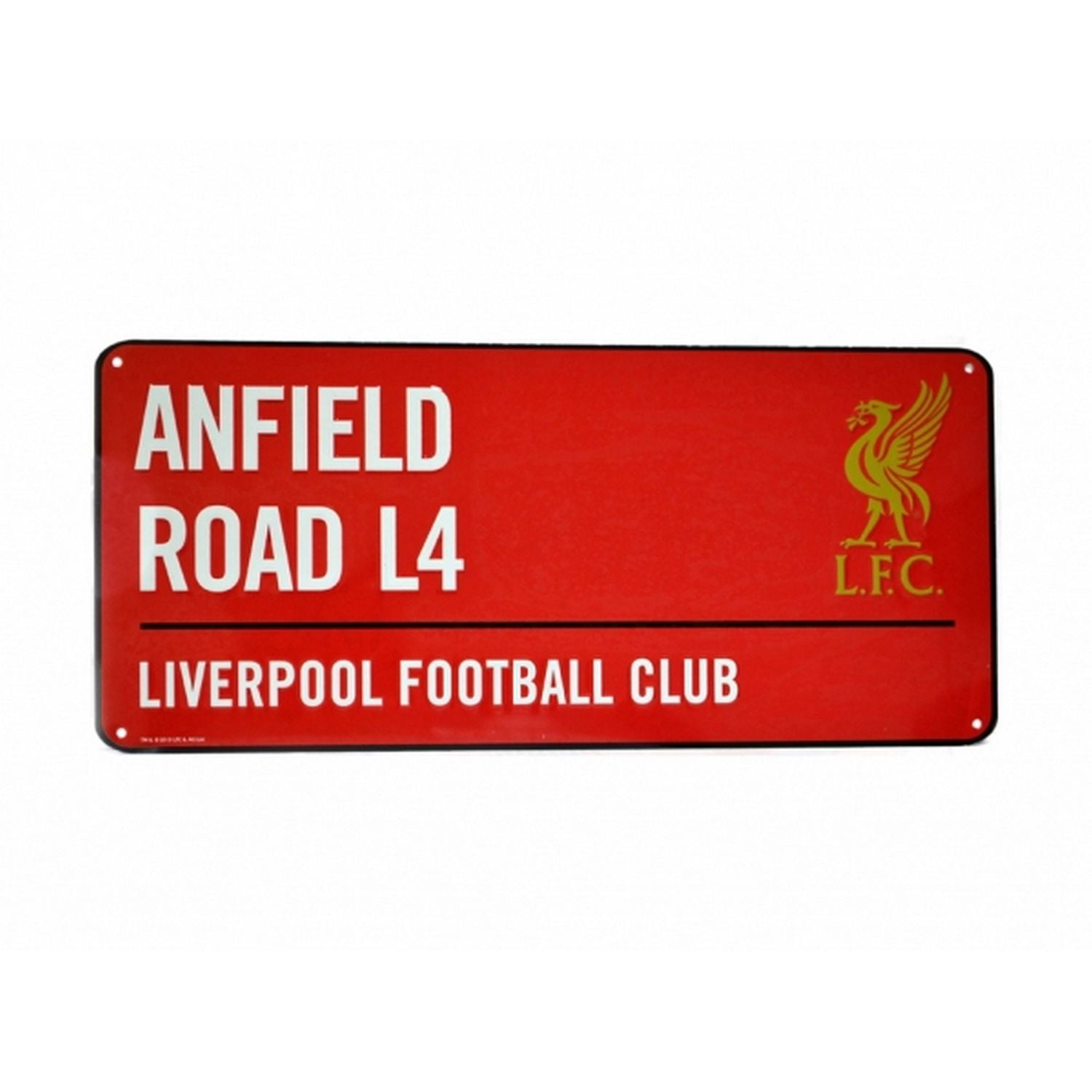 Liverpool FC Official Soccer Colored Metal Street Sign - Walmart.com