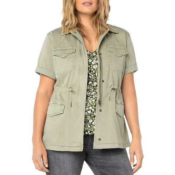 Liverpool Los Angeles Womens Cargo Short Utility Jacket