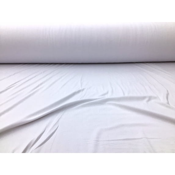 Liverpool Textured Fabric 4 way Stretch Scuba White 1N36