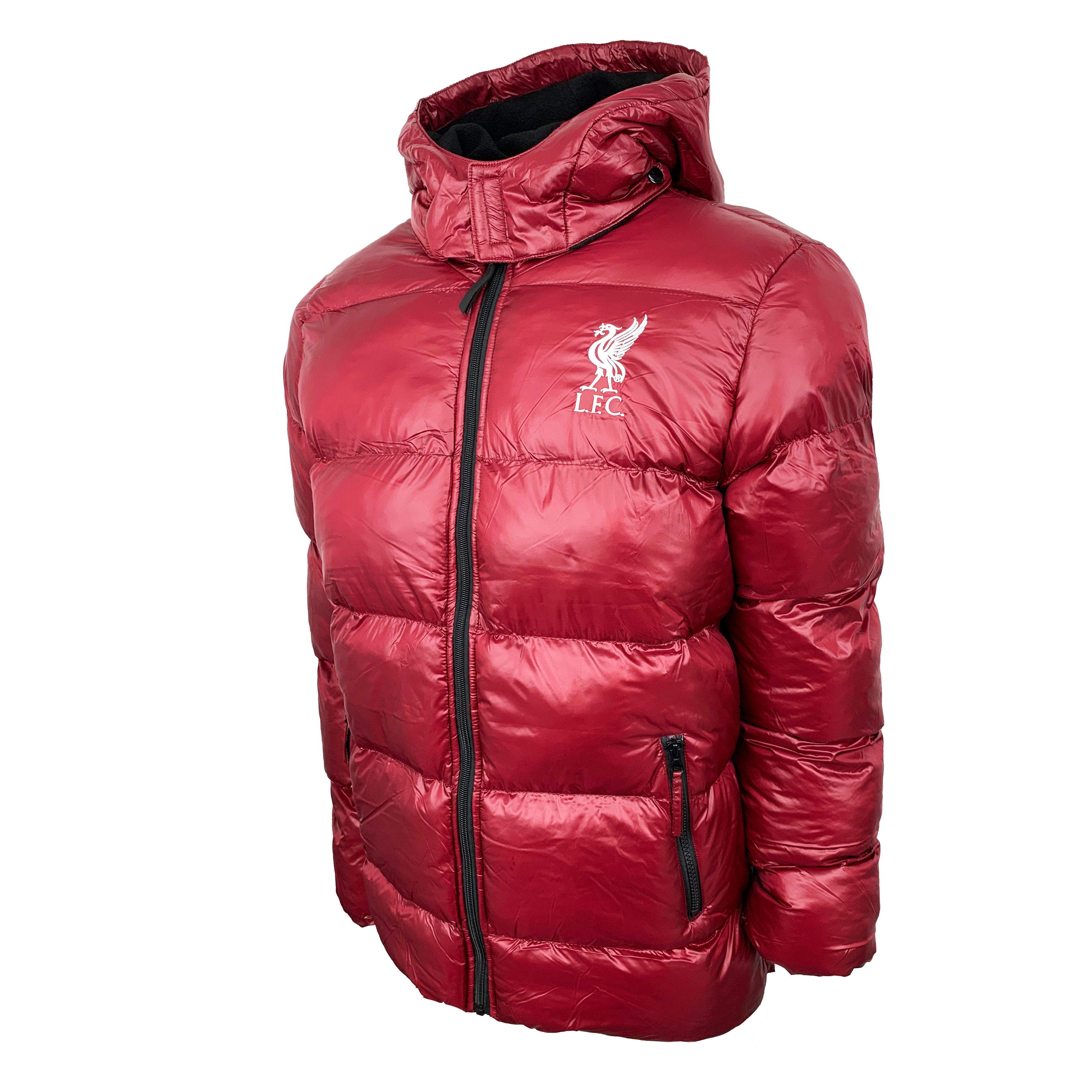 Liverpool Winter Jacket, With Removable Hood, Licensed Liverpool Puffer Jacket (YL) - image 1 of 5