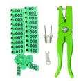 Livestock Cattle Marker Applicator 1-100 Ear Tags For Cattle Animals