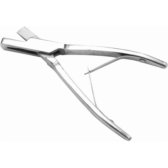 Livestock Ear Tag Plier, V Shaped Stainless Steel Pig Ear Notcher Animal Identify Tool for Pig Equipment Farm Animals