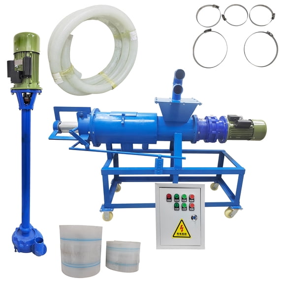 Livestock Farm Organic Fertilizer Solid-Liquid Separator Manure Dewatering Machine 220V
