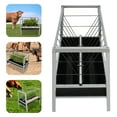 thumbnail image 1 of Farm Livestock Feeding Trough Galvanized for Cattle Horse Sheep Feeding, 1 of 20