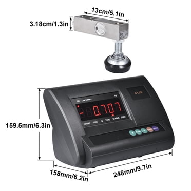 Livestock Scale Kit, 2T/4409lbs High Precision Indicator Load Cell ...