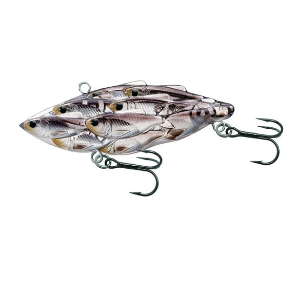 Livetarget Yearling 3" Baitball Rattlebait Pearl/Violet Shad - YRB75SK813
