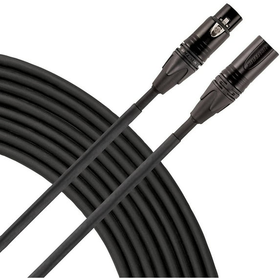 Livewire Elite Quad XLR Microphone Cable 25 ft. Black