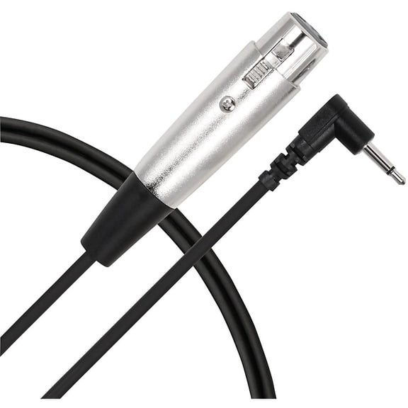 Livewire Essential Interconnect Cable 3.5 mm TS Male to XLR Female 5 ft. Black