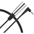 thumbnail image 1 of Livewire Essential Interconnect Cable 3.5 mm TS Male to XLR Male Right Angle 5 ft. Black, 1 of 1