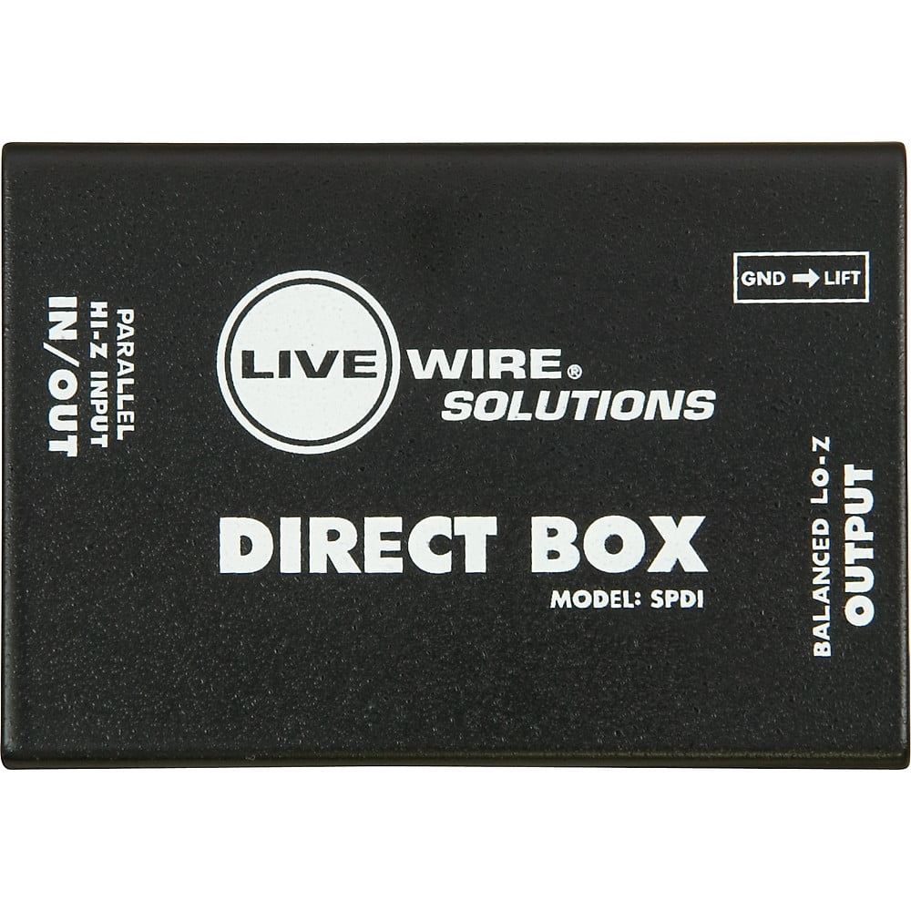 Livewire SPDI Audio Control Music Passive Direct Box with