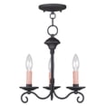 thumbnail image 1 of Livex Heritage 4473-04 3-Light Mini Chandelier, 1 of 2