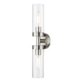 thumbnail image 1 of 16172-91 Livex Lighting Ludlow - 2 Light ADA Bath Vanity In Nautical Style-19.25 Inches Tall and 4.25 Inches Wide-Brushed Nickel Finish, 1 of 14