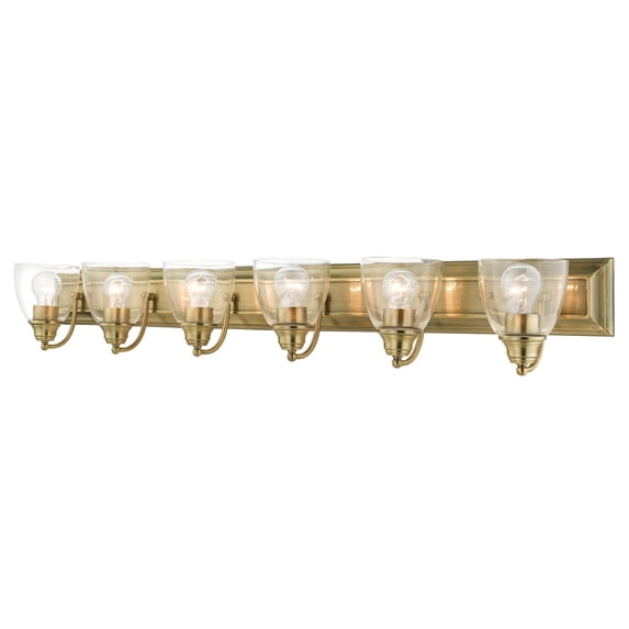 Livex Lighting - Birmingham - 6 Light Bath Vanity in New Traditional Style - 48